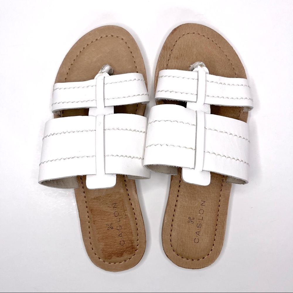 Caslon Girls White Sandals Size 4